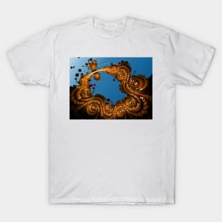 Swirling Golden Coins T-Shirt